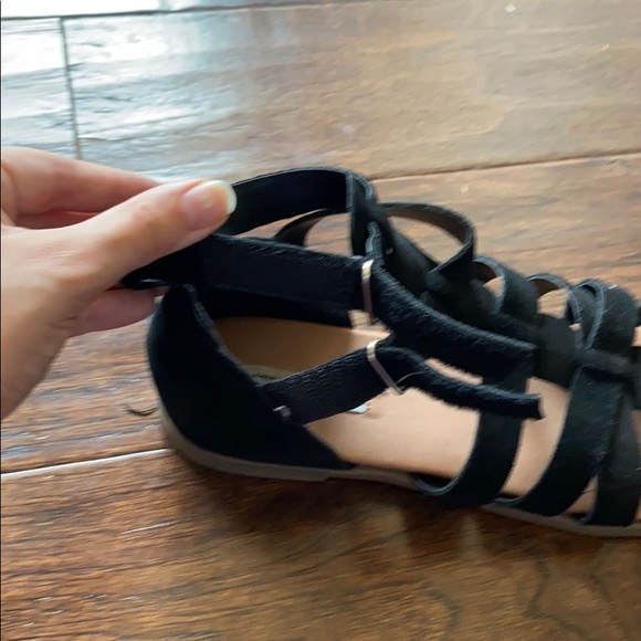 Steve Madden Diego Black Gladiator Sandal Size 9.5 - Picture 4 of 8